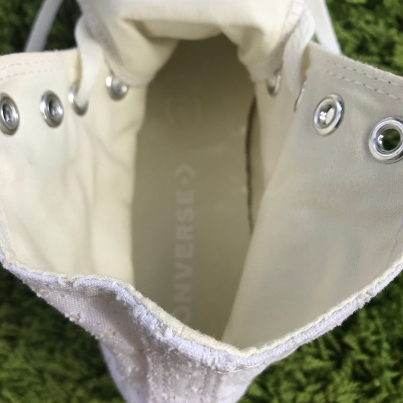 NWT Converse Ctas HI White Stars 🌟 W AUTHENTIC - Picture 7 of 7